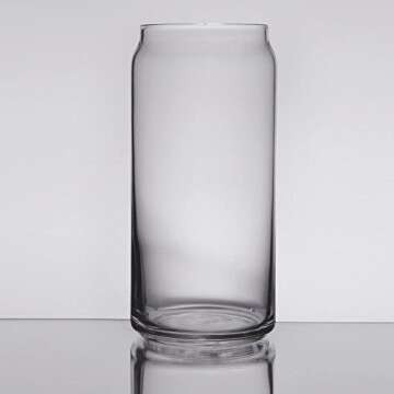 JD Glass Co. Glass Can 20 oz - 4 Pack