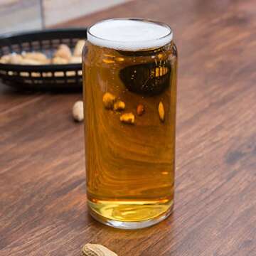 JD Glass Co. Glass Can 20 oz - 4 Pack