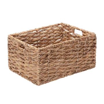 Villacera Handmade Wicker Baskets Set of 2 for Home Storage