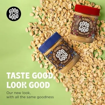 Good Good Crunchy & Creamy Peanut Butter - Keto Friendly Treat