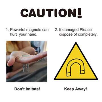 LOVIMAG Super Strong Neodymium Disc Magnets Pack of 15