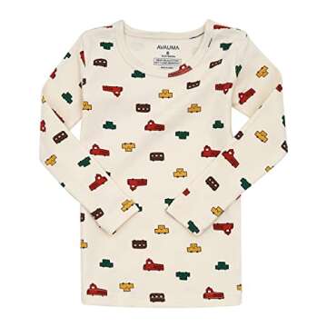 AVAUMA Cotton Pajama Set for Baby Boys & Girls - Cute Sleepwear for Toddlers