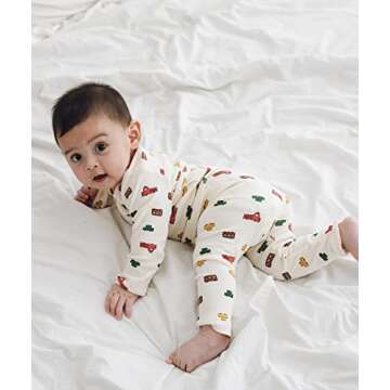 AVAUMA Baby Pajama Set for Boys and Girls 6M-8T