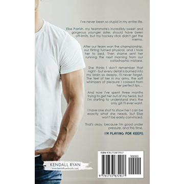 Playing for Keeps Hockey Romance by Kendall Ryan