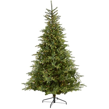 Stunning 8ft. Natural-Looking Christmas Tree with Lights
