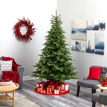 Stunning 8ft. Natural-Looking Christmas Tree with Lights