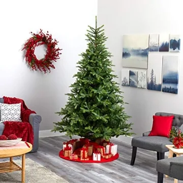 Stunning 8ft. Natural-Looking Christmas Tree with Lights
