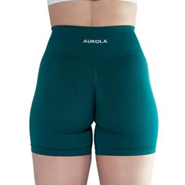 AUROLA Intensify Workout Shorts for Women - Seamless Scrunch Short for Fitness