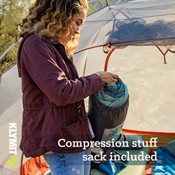 Klymit Wild Aspen 20 Degree Sleeping Bag for Camping