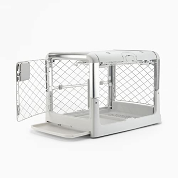 Diggs Revol Dog Crate - Safe, Collapsible, and Elegant Dog Kennel for Small Pets