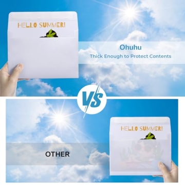 Ohuhu Blank Cards & Envelopes 100 Pack for All Occasions