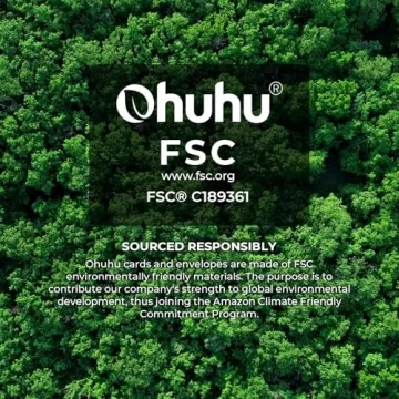 Ohuhu Blank Cards & Envelopes 100 Pack for All Occasions