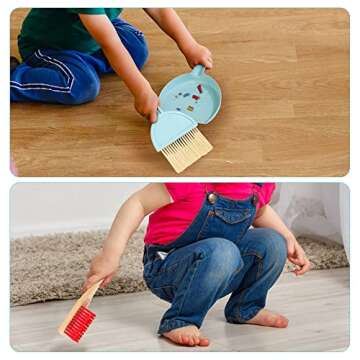 Kids Cleaning Set with Vacuum for Ages 3+, Pretend Play