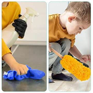 Kids Cleaning Set with Vacuum for Ages 3+, Pretend Play