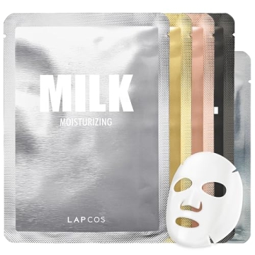LAPCOS Revitalizing Variety Pack Sheet Masks for Glowing Skin