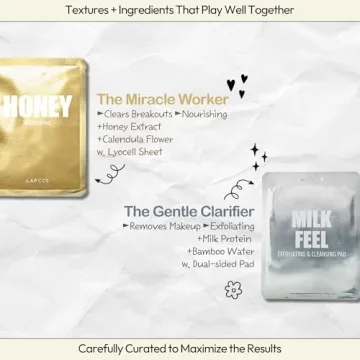 LAPCOS Revitalizing Variety Pack Sheet Masks for Glowing Skin