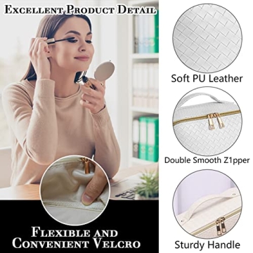 Large Capacity Travel Cosmetic Bag for Women - Stylish & Practical