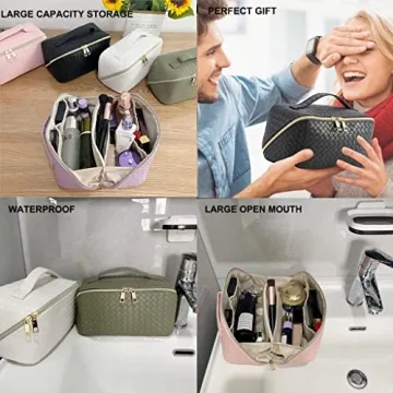 Large Capacity Travel Cosmetic Bag for Women - Stylish & Practical