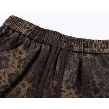 Stylish Hesaco Leopard Print Jeans for Women - Y2K Cargo Pants