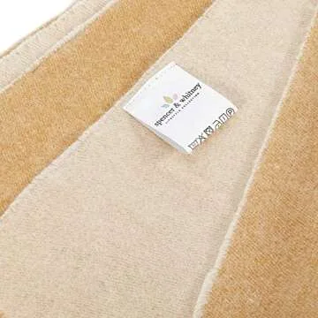 Spencer & Whitney Soft Wool Throw Blanket Perfect for Gifts