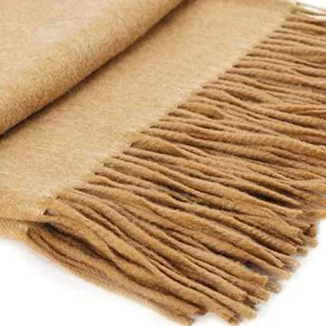 Spencer & Whitney Soft Wool Throw Blanket Perfect for Gifts