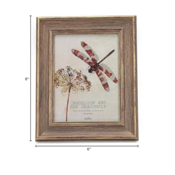Elegant 6x8 Rustic Vintage Picture Frame for Decor