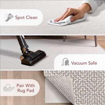 nuLOOM Lorretta Geometric Cotton Runner Rug, 2' 6" x 8', Taupe