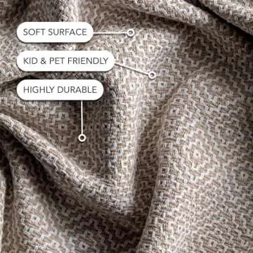 nuLOOM Lorretta Geometric Cotton Runner Rug, 2' 6" x 8', Taupe