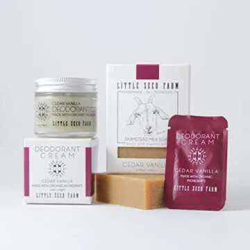 Little Seed Farm All Natural Deodorant Cream - Cedar Vanilla 2.4oz