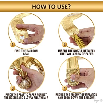 3Pcs Gold Crown Balloons for Party Decor and Celebrations