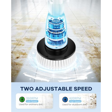 MABOGU Electric Spin Scrubber for Easy Bathroom Cleaning