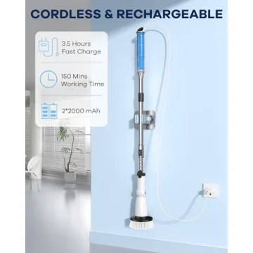 MABOGU Electric Spin Scrubber for Easy Bathroom Cleaning