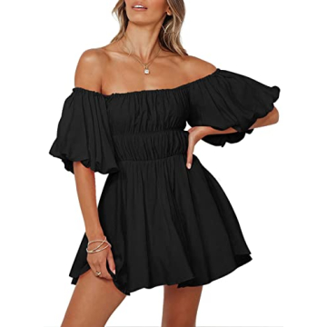 Stylish Dokotoo Off Shoulder Summer Dress for Women