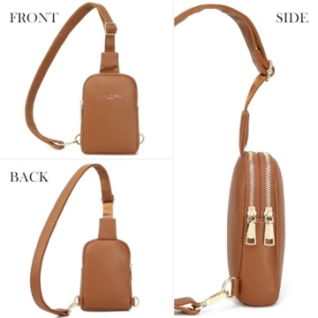 Stylish INICAT Vegan Leather Crossbody Sling Bag for Women