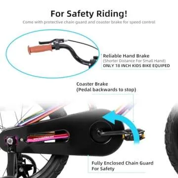 JOYSTAR 12 Inch Kids Bike for 2 3 4 Years Old Boys Girls Toddlers Bikes with Training Wheels Gifts Children Bicycle BMX Style Oil Slick