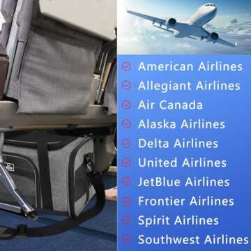 Wakytu Pet Carrier for Small Cats and Dogs, TSA Approved