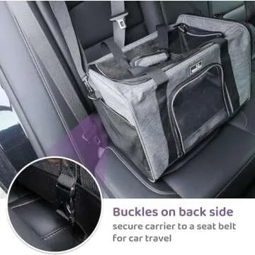 Wakytu Pet Carrier for Small Cats and Dogs, TSA Approved