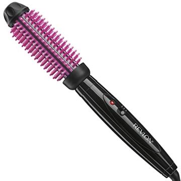 REVLON Heated Hair Styling Brush Silicone Bristles 1" Barrel