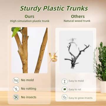 7FT Artificial Olive Tree, Tall Faux Plants with Realistic Leaves and Fruits for Home Office Decor