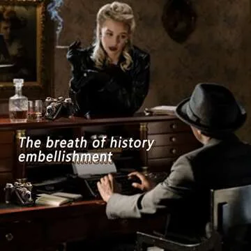 Vintage Resin Camera Ornament for Home Bar Decor