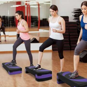 BalanceFrom Aerobic Exercise Step Platform for At-Home Workouts