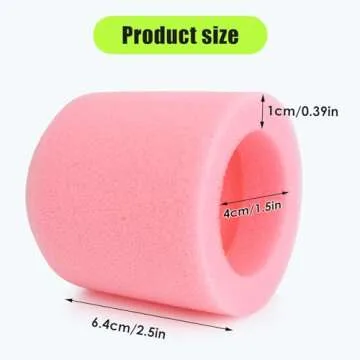 YOUSHARES Pop Filter Compatible with Shure MV7 Microphone - Mic Foam Windscreen Cover for MV7 Microphone to Blocks Out Plosives (Pink)