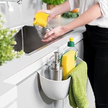 Navaris Kitchen Waste Bins Set of 2 Efficient Cleanup