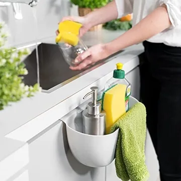 Navaris Kitchen Waste Bins Set of 2 Efficient Cleanup