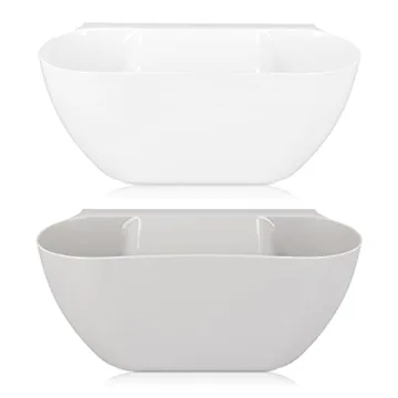 Navaris Kitchen Waste Bins Set of 2 Efficient Cleanup