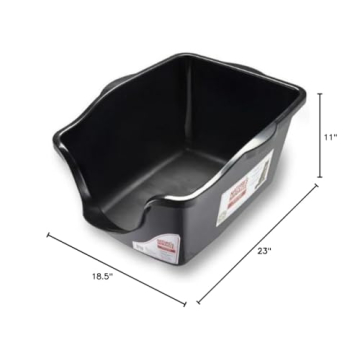 High Sided Litter Box for Clean and Comfortable Cats