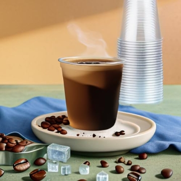 RMERVE 50-Piece Disposable Stemless Glasses Set