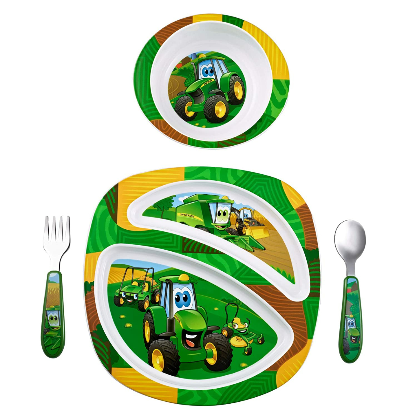 John Deere 4 Piece Johnny Tractor and Friends Set
