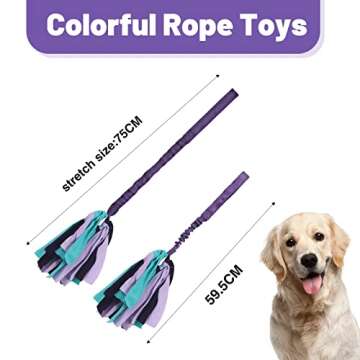wodoca Interactive Dog Toys: Durable Rope Chew Toy for Fun Games and Health