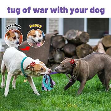 wodoca Tough Dog Rope Toys for Interactive Play and Chewing